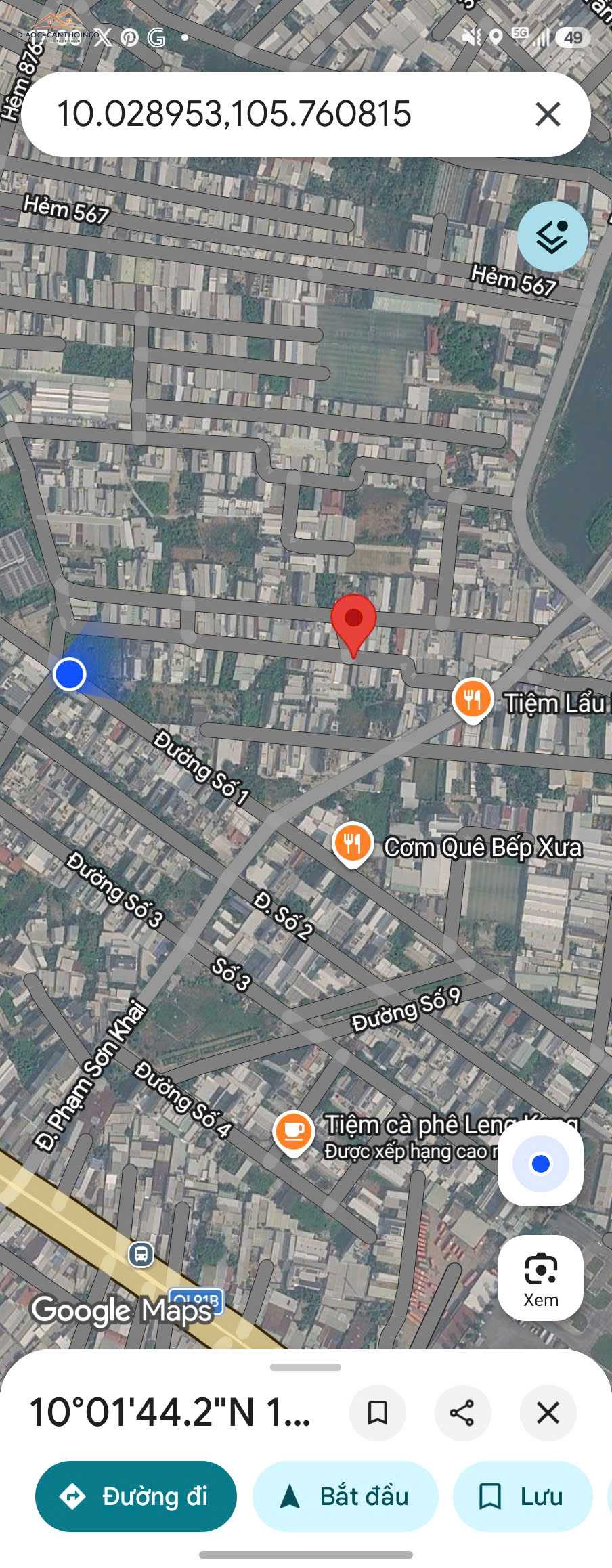 Bán Nền Đẹp Gần Khu Giảng Viên Đại Học Cần Thơ